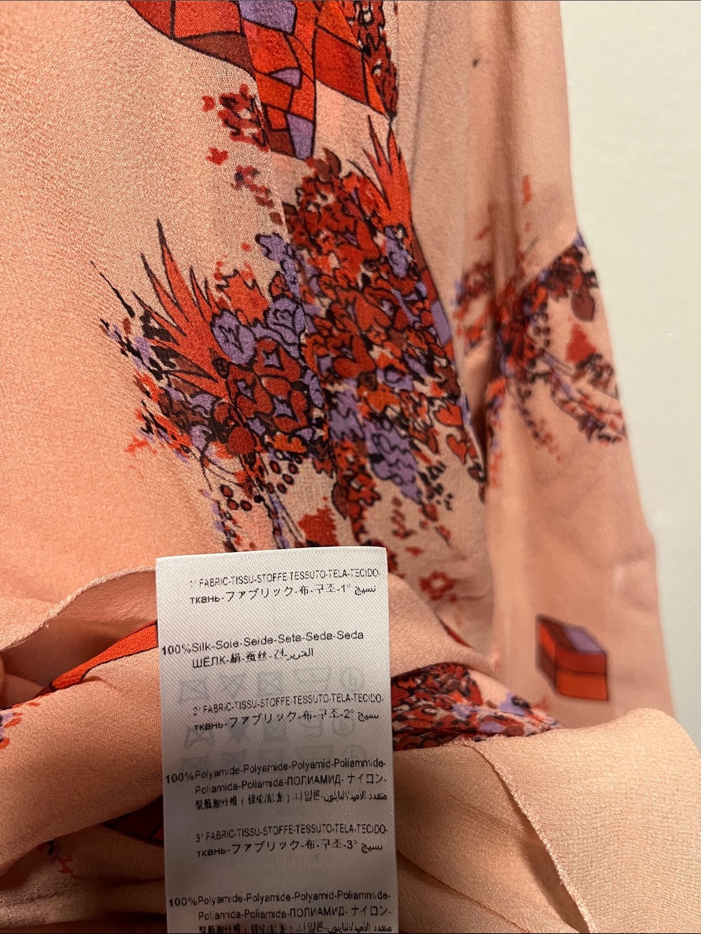 GIAMBATTISTA VALLI SS19 100% Silk Lip Print Ruffle Maxi Dress | IT 48 / US 12 - Picture 13 of 13
